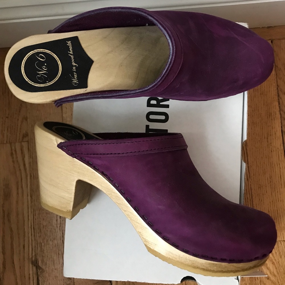 No. 6 Old School Clog on High Heel